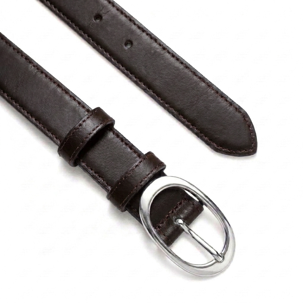 AMF_Marron-Foncee-Boucle-Argentee AMF_Marron-Foncee-Boucle-Argentee